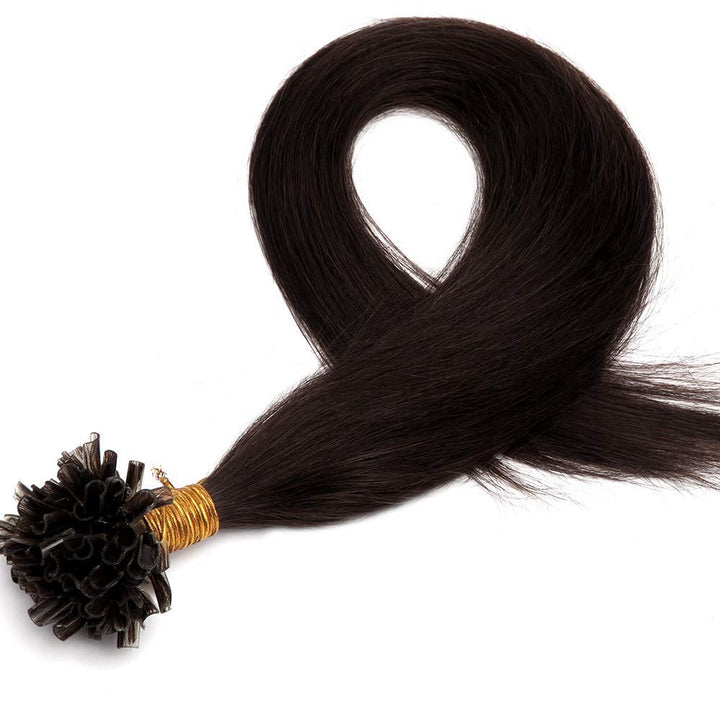 SEGO U Tips Extensions Echthaar Bondings 0.5g/Strähnen Keratin Haarverlängerung Glue 200 Strähnen gl