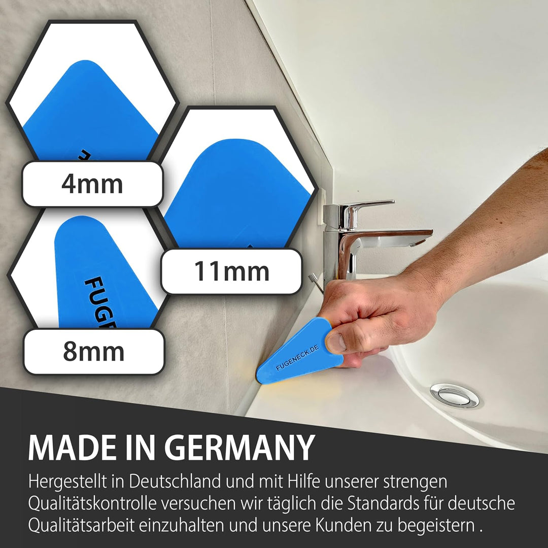 Profi Fugenabzieher - einzigartiges Design mit speziellen Überkanten - 3 Verschiedene Fugengrössen -