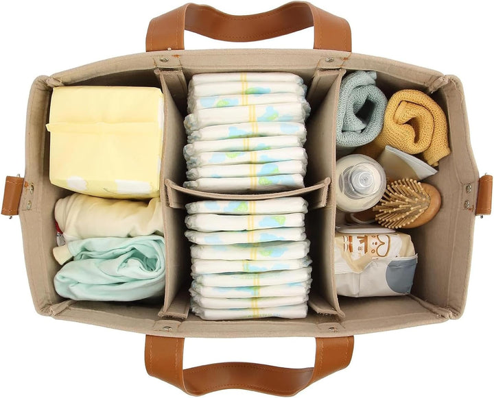 Filz-Kinderzimmertasche, Baby-Organizer-Tasche, Windelaufbewahrungstasche, Kinderzimmer-Windelkorb,