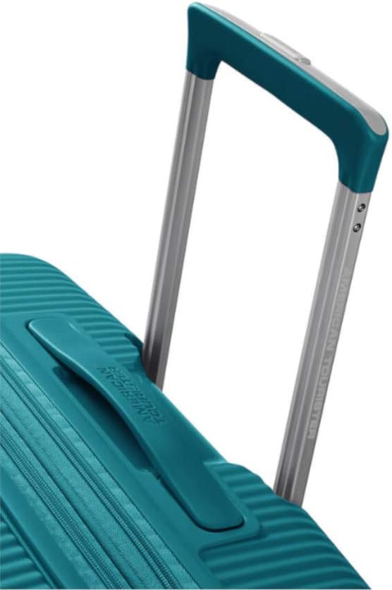American Tourister Soundbox - Spinner S Erweiterbar Handgepäck, 55 cm, 41 L, Grün (Jade Green) Grün