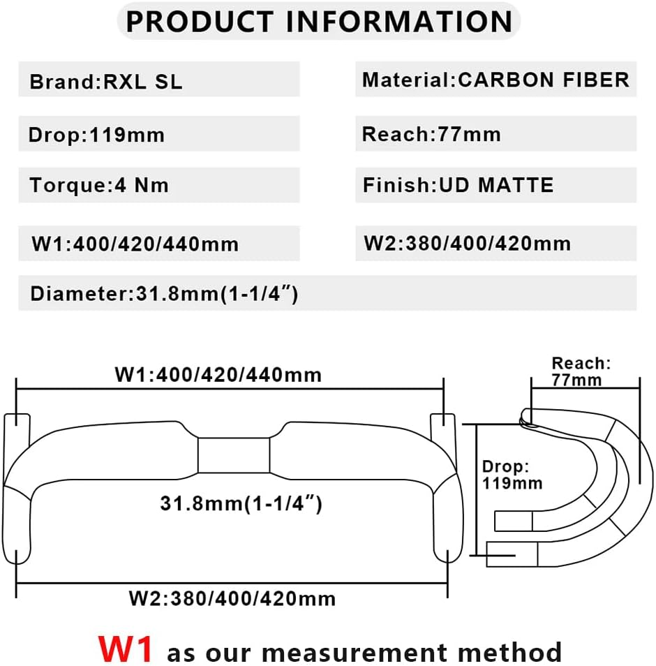 RXL SL rennrad lenker 31.8 fahrradlenker carbon rennrad strassen-fahrrad-carbon-lenker carbon aero l