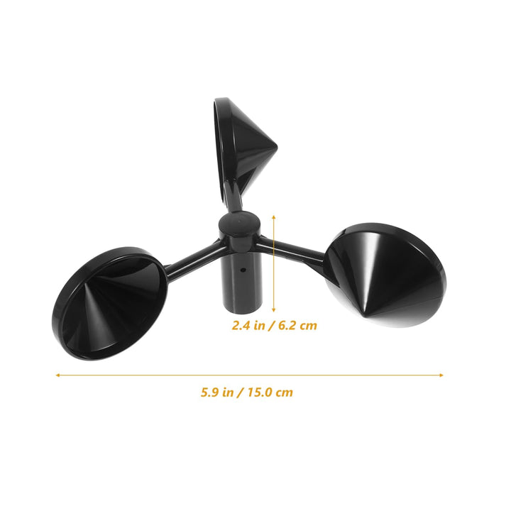 Baluue Ersatz-Anemometer mit Windgeschwindigkeitssensor, 3 Tassen