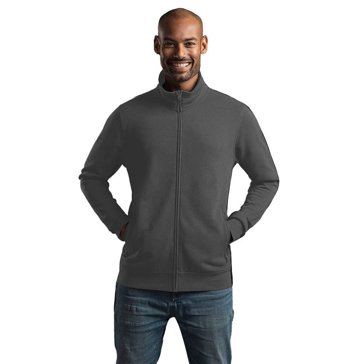 EXCD Sweatjacke Herren, Charcoal, XXL
