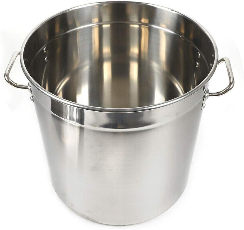35 Liter Edelstahl Topf Küchenutensil Kochtopf Suppen Eintöpfe Topf mit Deckel Suppentopf aus verdic