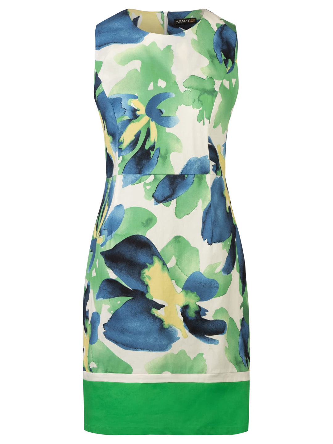 ApartFashion Damen Kleid Dress 36 Grün-multicolor, 36 Grün-multicolor