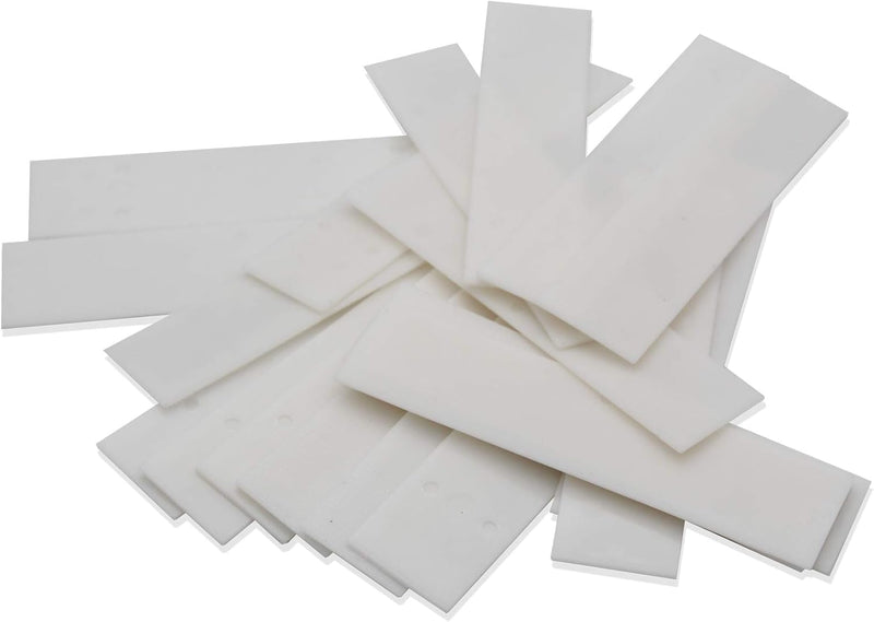 SILISTO Verglasungsklötze aus Kunststoff 100x24x1mm - 1000 Stück - die Abstandshalter Kunststoff eig