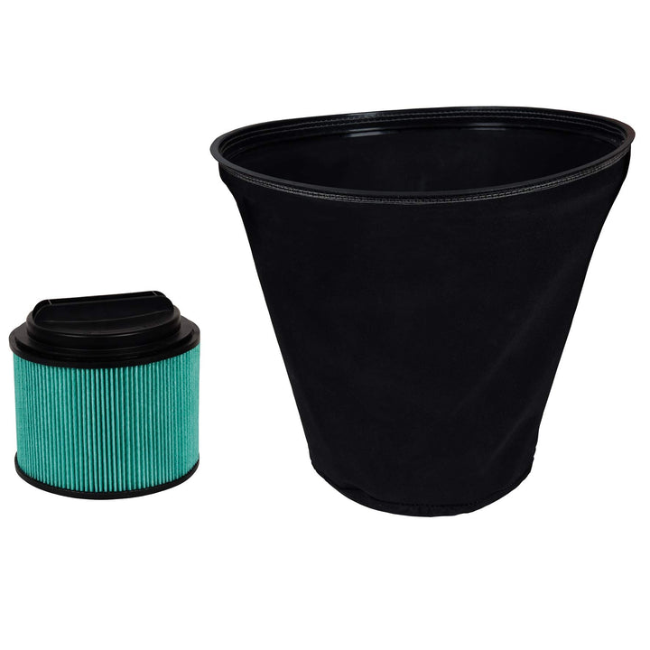 Original Einhell Dual Staub Filtersystem (1x Faltenfilter, 1x Feinstaubbeutel, nur zum Trockensaugen