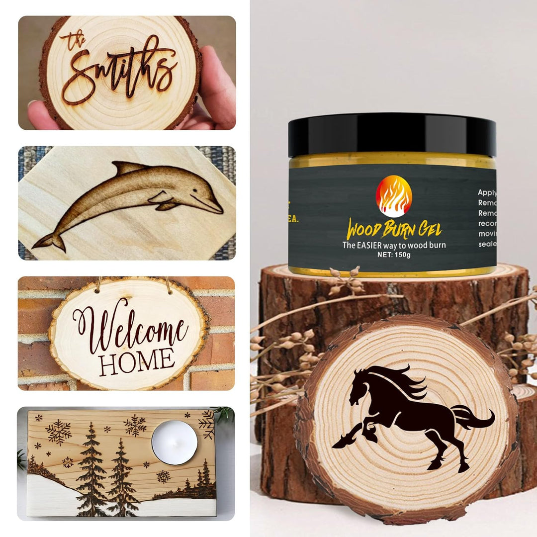 4 OZ holzbrennpaste,Hitze aktiviert Marker Paste für Holz brennen Paste,Erstellen magische Kunst in