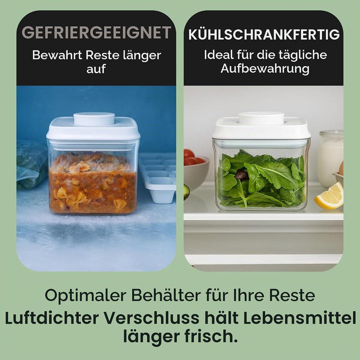 BopTop (1 Stück) Luftdichter Lebensmittelbehälter - Kanister mit Mechanischer Silikondichtung - BPA-