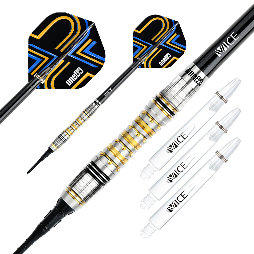 ONE80 Soft Dart Ascent 90% Tungsten Softtip Dart Softdart 3 Dartpfeile Set 18 Gramm 04, 18 Gramm 04