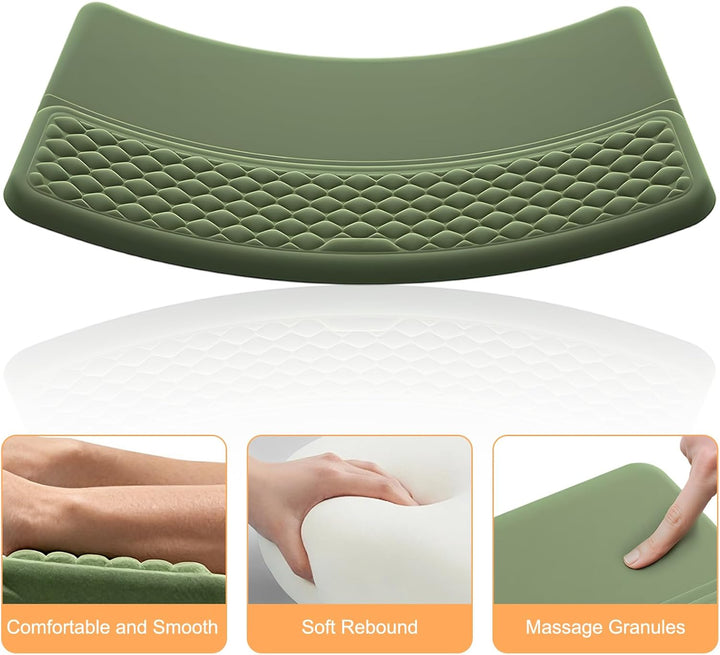 Ergonomische Handballenauflage Tastatur mit 15° Neigung &amp; Memory Schaum, Handgelenkauflage für Offic