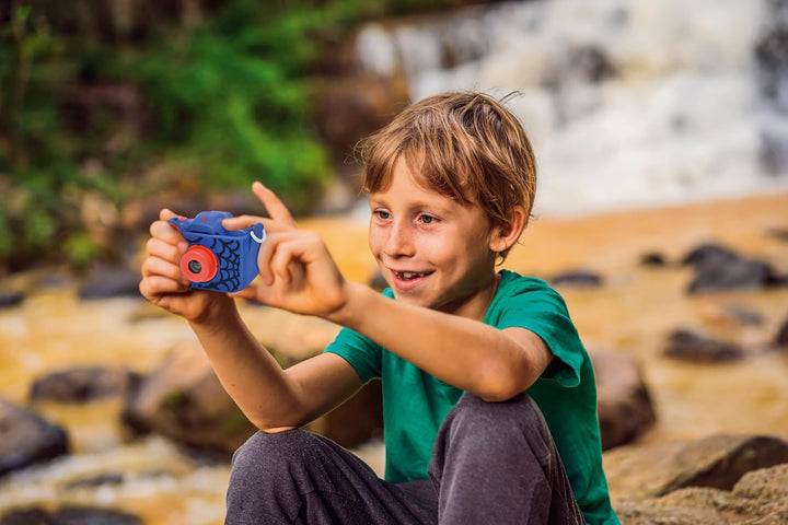 Lexibook, Spider-Man, 4-in-1 Kamera für Kinder mit Schutz, Foto-, Video-, MP3- und Spielfunktionen,