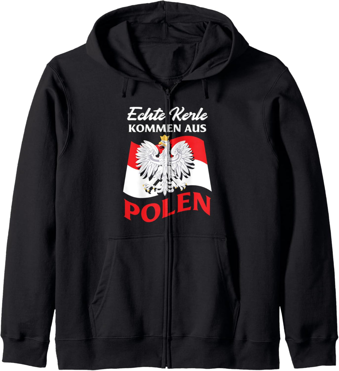 Polnisch Polska Polen Pole Heimat Polen Kapuzenjacke