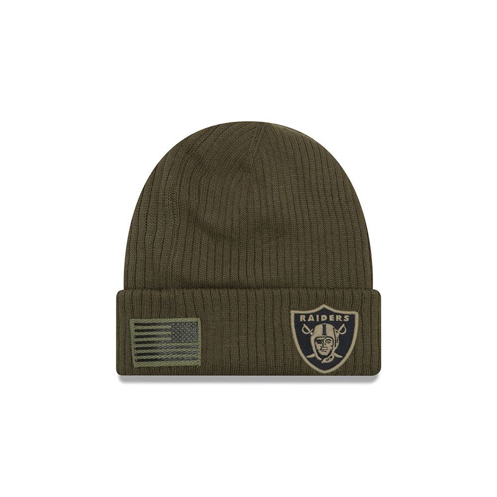New Era Salute to Service Wintermütze - Las Vegas Raiders