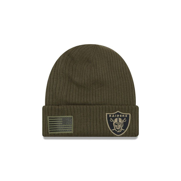 New Era Salute to Service Wintermütze - Las Vegas Raiders