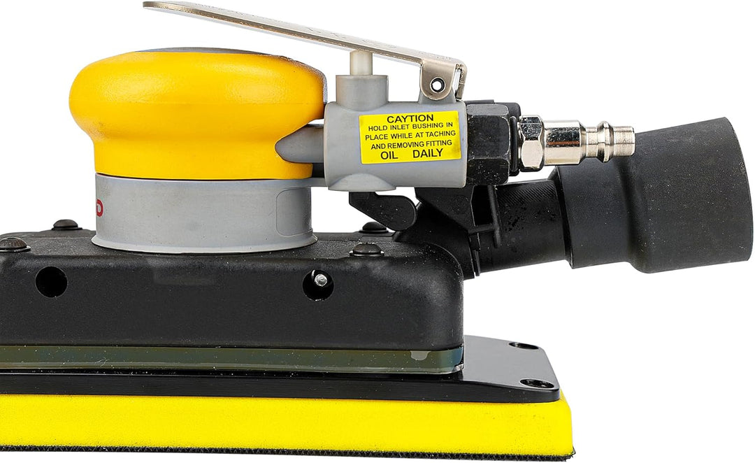 7,6 x 8 Zoll Selbstvakuum-Luft-Schwingschleifer, 70 mm x 198 mm 1/8 Zoll Orbit, 10.000 Max OPM Staub