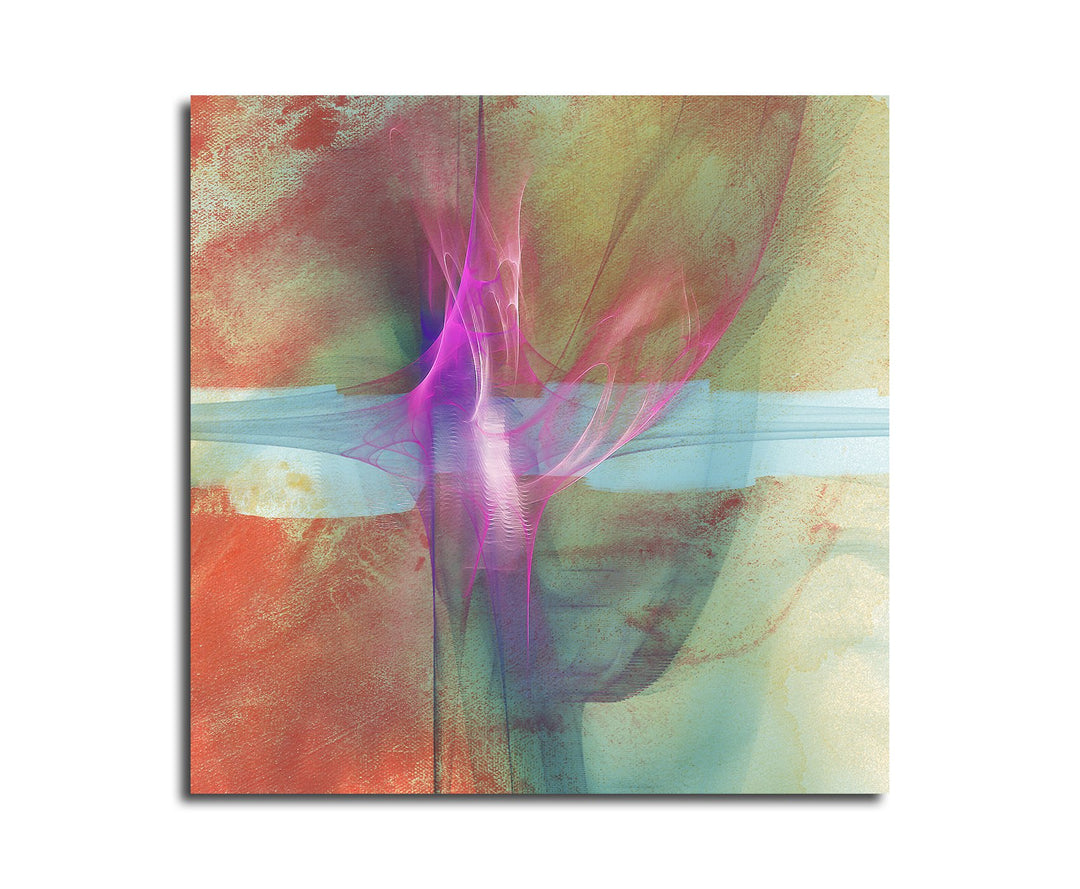 Paul Sinus Art Modernes Wandbild Abstrakt031_60x60cm Abstrakte Kunst Kunstdruck auf Leinwand Zeitlos