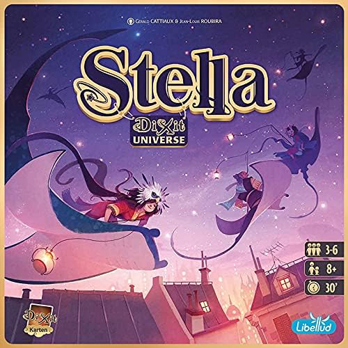 Libellud, Stella – Dixit Universe, Familienspiel, Kartenspiel, 3-6 Spieler, Ab 8+ Jahren, 30+ Minute