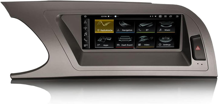 Erisin 8,8 Zoll 4GB RAM 64GB ROM Android 14 Autoradio Bluetooth GPS Navigation für Audi A4 2009-2012