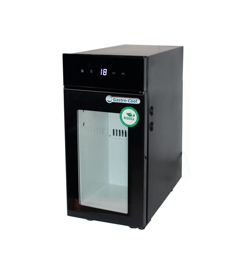 Gastro-Cool - Milchkühlschrank mit Glastür - Milchbehälter - digitaler Temperaturanzeige Glastüre mi