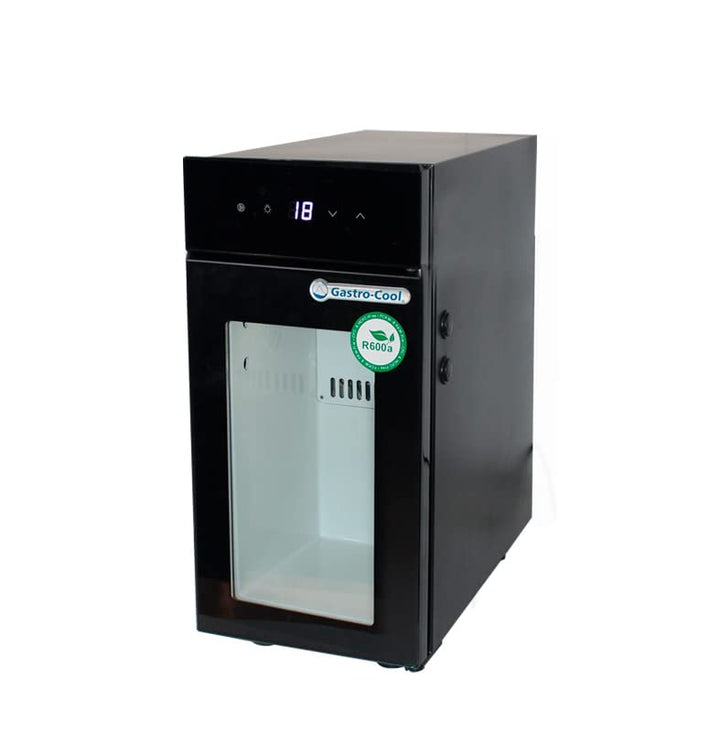 Gastro-Cool - Milchkühlschrank mit Glastür - Milchbehälter - digitaler Temperaturanzeige Glastüre mi