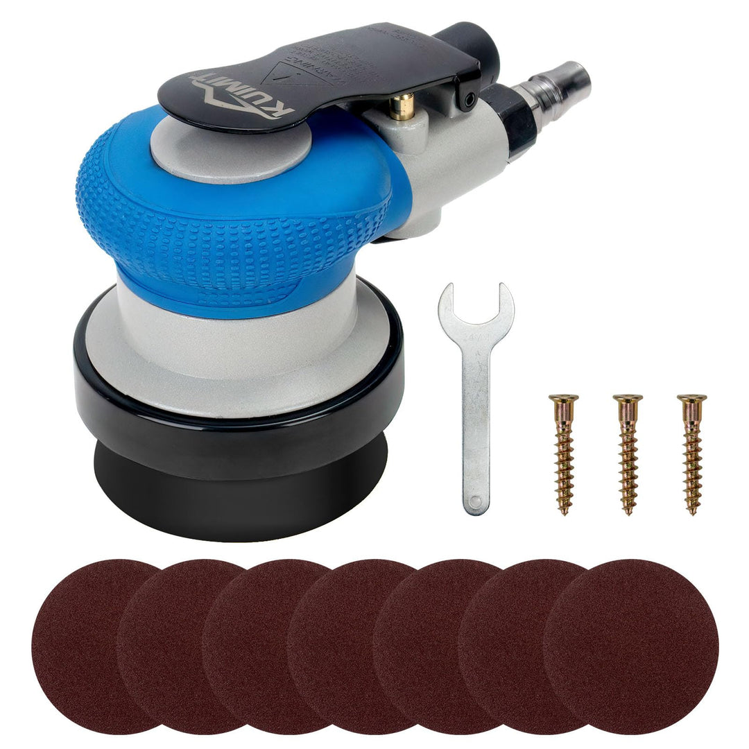 75mm Luft-Exzenterschleifer, Dual-Aktion Druckluft Schleifer, pneumatischer Handflächenschleifer mit
