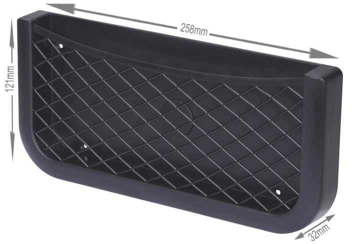 Conrad Electronic GmbH Universal Utensilien-Netz für Auto, Schwarz, Kunststoff-Schraube, Polypropyle