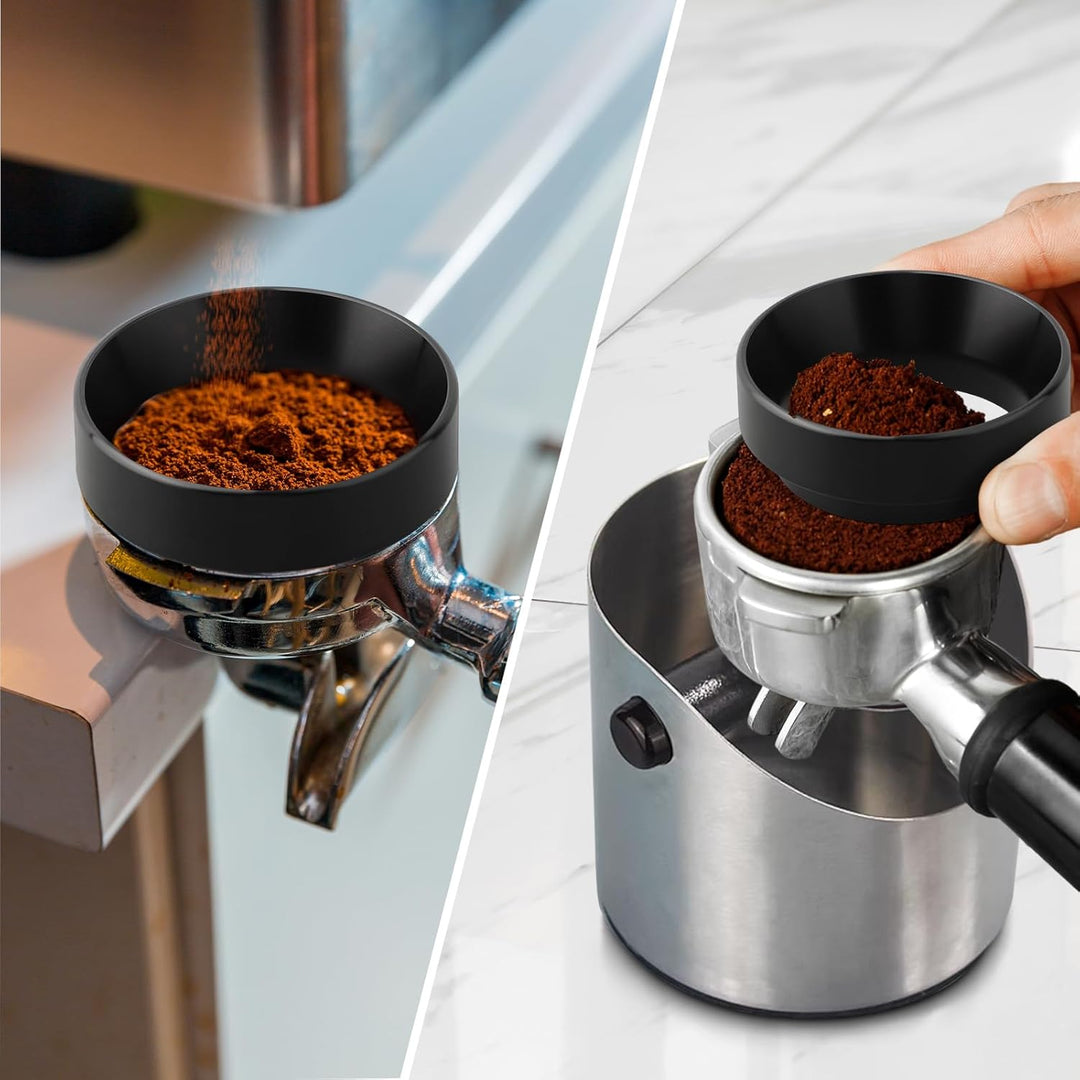 49 mm magnetischer Dosiertrichter Espressokocher Dosierring Trichter verstellbares kontinuierliches