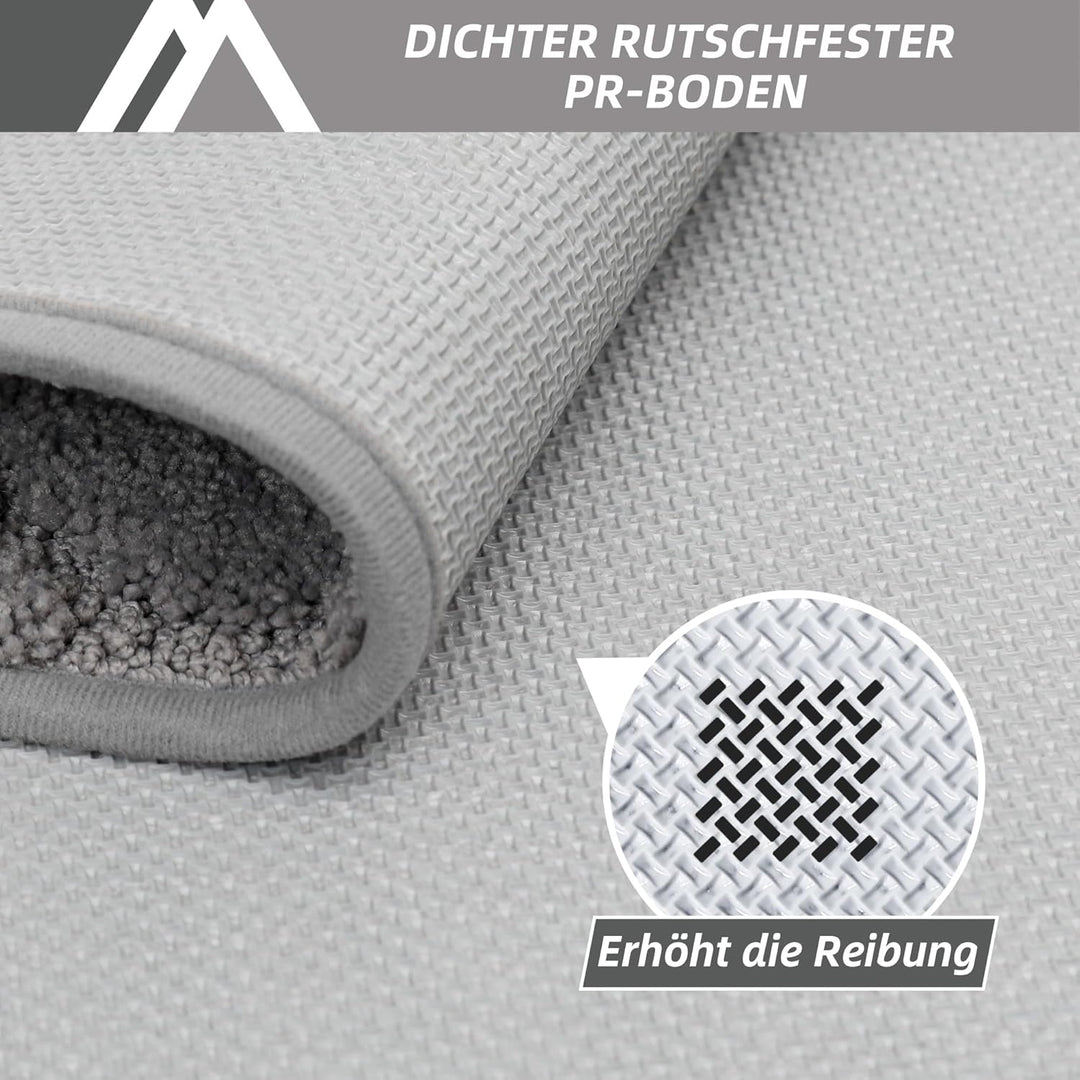 COSY HOMEER Fussmatte Innen 60 x 90 cm, Schmutzfangmatte Waschbar 1,5 cm Dicke, Eingangsteppich Saub