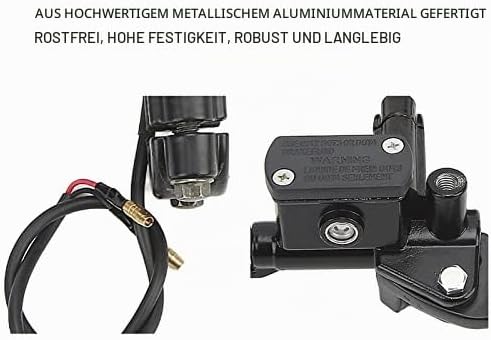 Roller Brems und Kupplungszylinder, 1 Paar 22mm Roller Bremszylinder Hebel Hauptbremszylinder Hebel