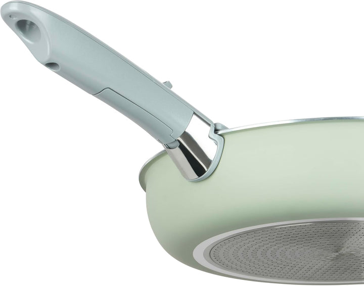Sitram 716939 Kochgeschirr-Set, 7-teilig, gepresstes Aluminium, grün + gesunde Keramikbeschichtung,