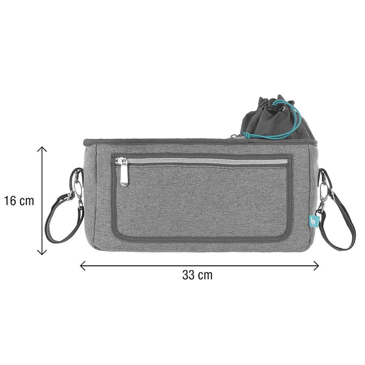 Babymoov A045604 Babymoov Kinderwagen-Organizer grau, grau Smokey, Smokey
