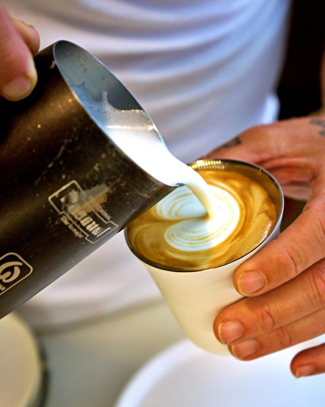 Huniox® 2 x 160 ML Doppelwandige Gläser - Espresso Tassen - Edelstahlbecher - Espressotassen 2er Set