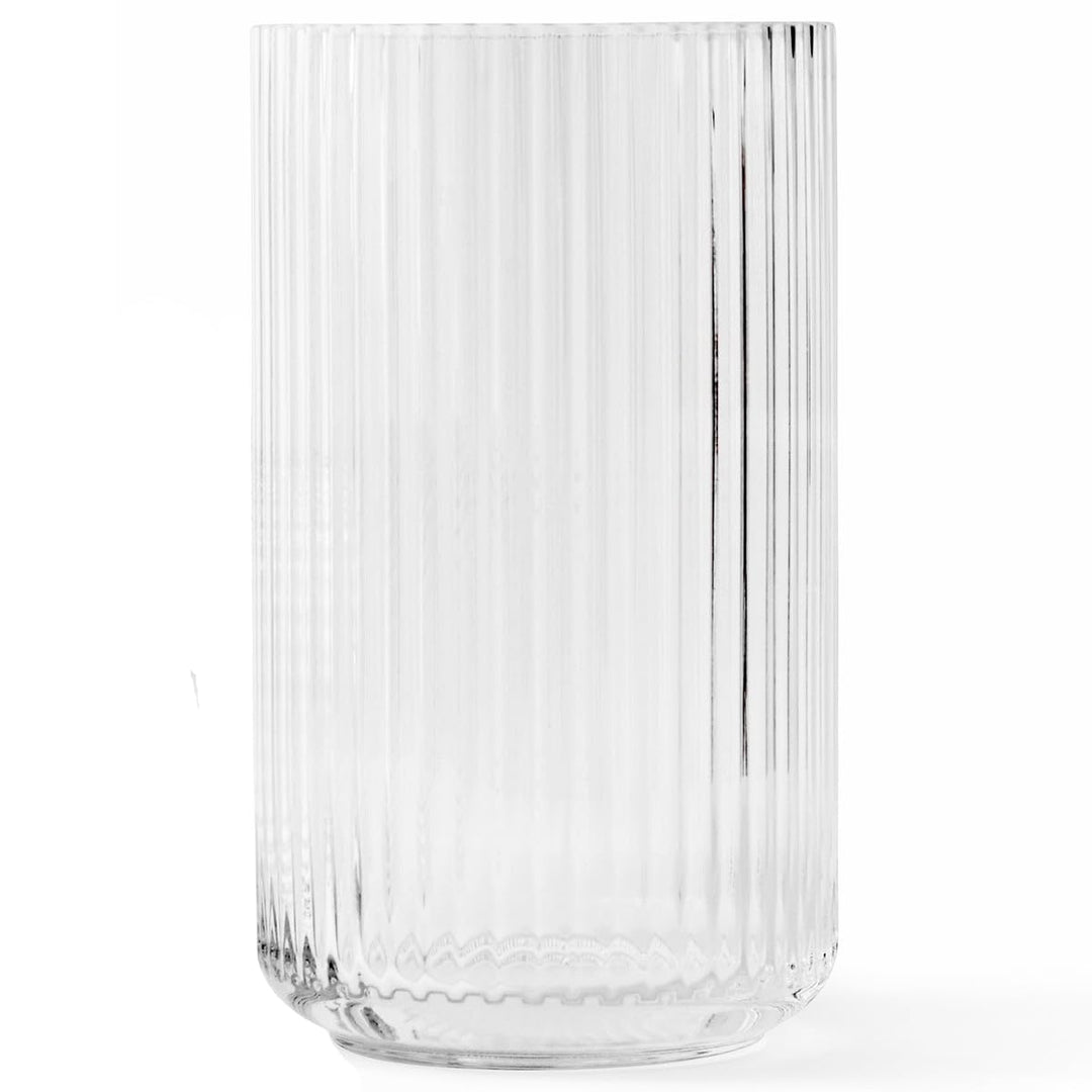 Lyngby Porcelæn Vase H38 cm Lyngby aus mundgeblasenem Glas zeitlos, klar H38 cm Klar, H38 cm Klar