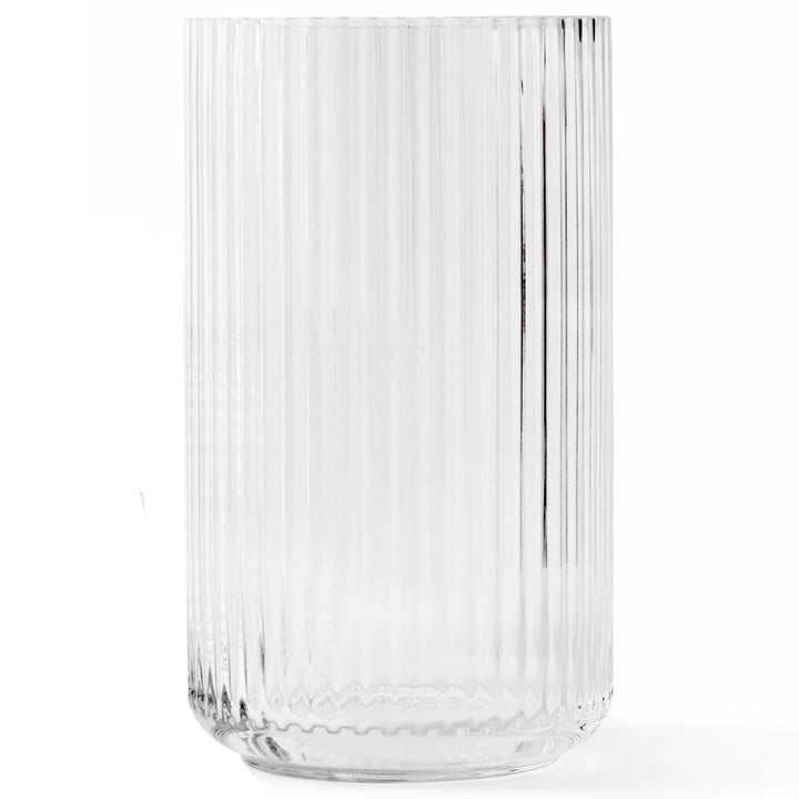 Lyngby Porcelæn Vase H38 cm Lyngby aus mundgeblasenem Glas zeitlos, klar H38 cm Klar, H38 cm Klar