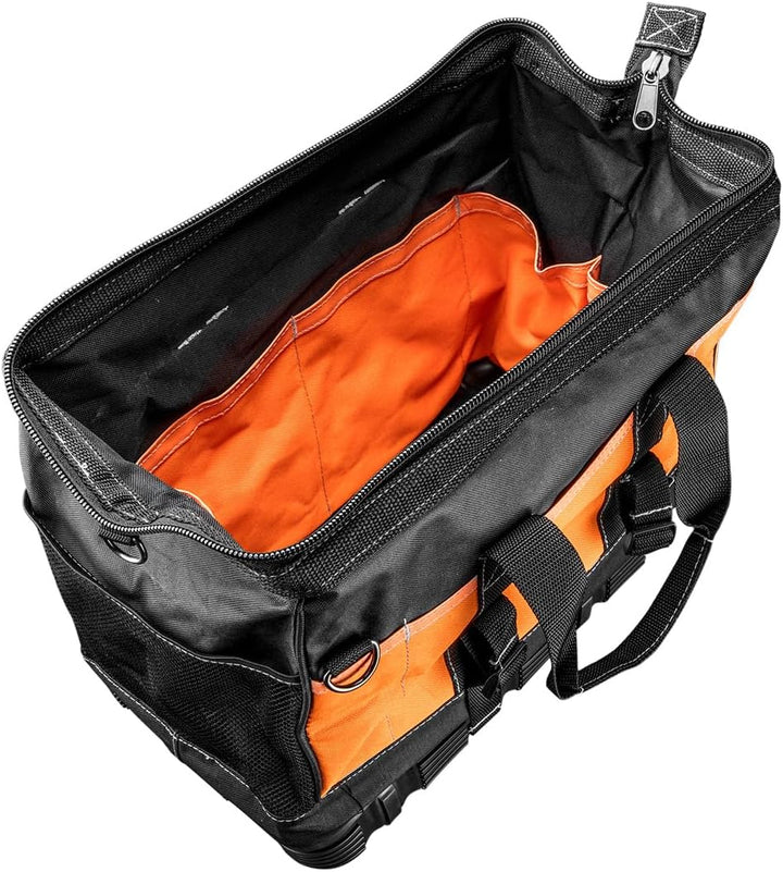 NEO TOOLS Werkzeugtasche 40 x 22 x 33 cm, Nylon 600D 8 Innentaschen, 14 Aussentaschen, wasserdichter