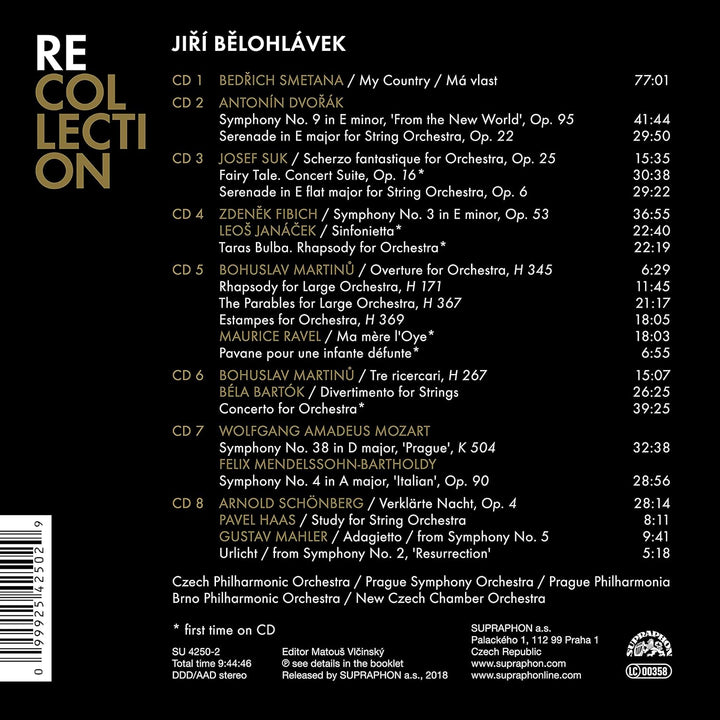 Re-Collection - Die Belohlavek-Gesamteinspielung, Audio-CD