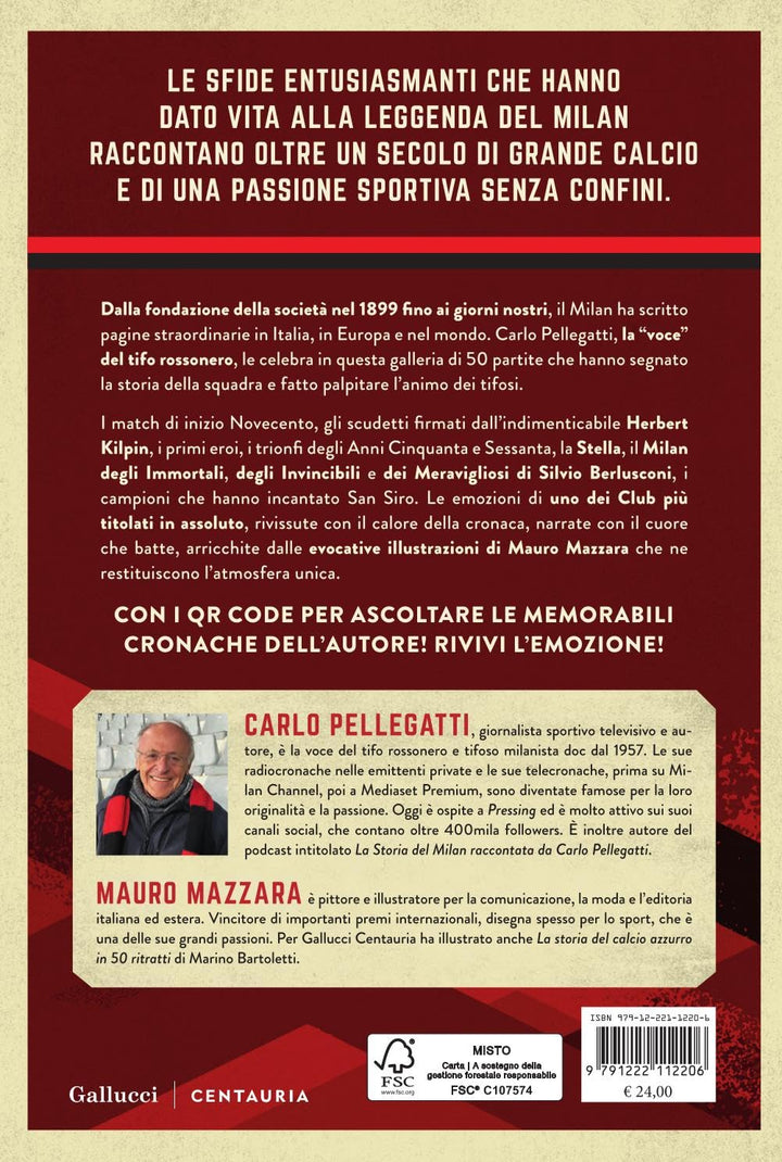 50 partite, infinite emozioni. Il Milan. Ediz. a colori (Varia), Gebundenes Buch