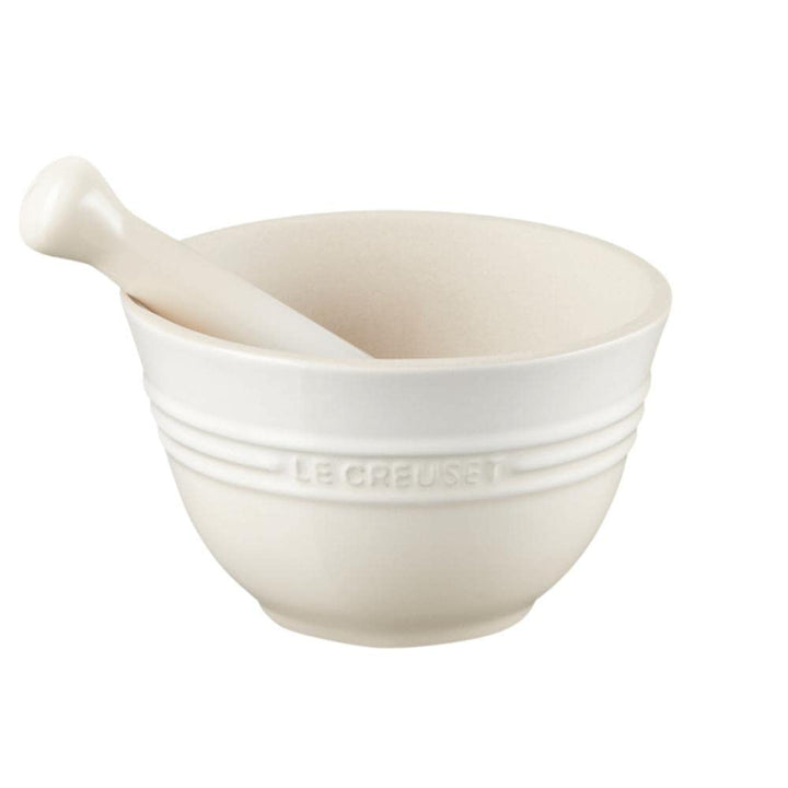 Le Creuset Mörser aus Steinzeug, 360 g, 300 ml, Meringue, 81209307160003, Meringue