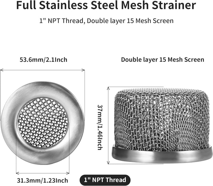 181072 Pumpeneinlasssieb Siebfilter für Graco Airless Farbspritzgeräte 695, 795, 1095, 1595, 3900, 5