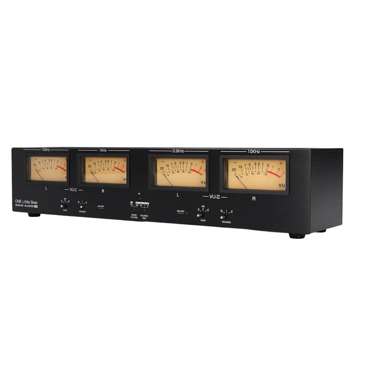 4 -Wege Vu Meter 3 Gain XLR Switcher Ein Soundindikator 100? 240 V US -Stecker TOR 100? 240V US Stec