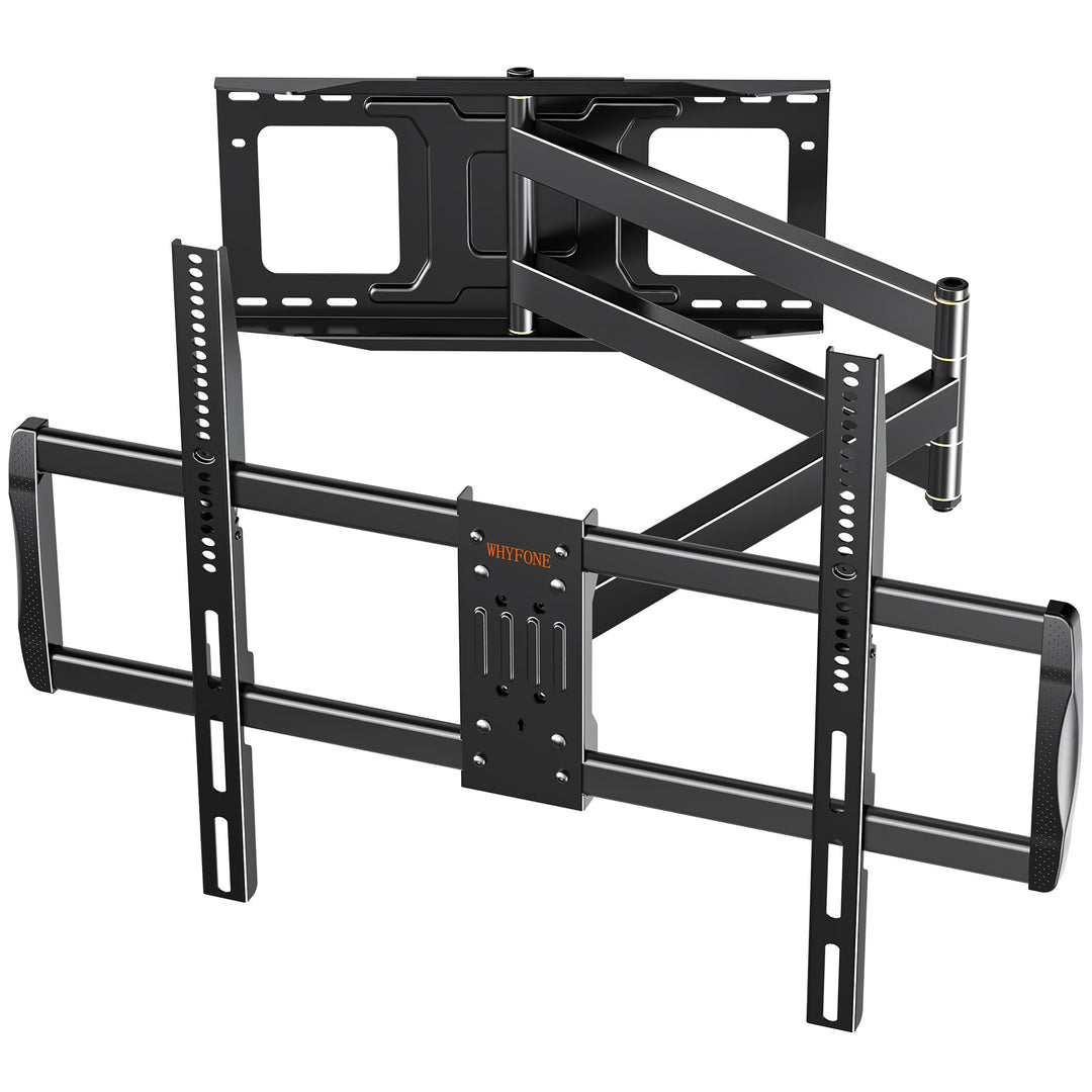 TV Wandhalterung mit 1090mm Langem Arm für 42-110 Zoll Fernseher bis 80kg WHYFONE Heavy Duty XXL Fer