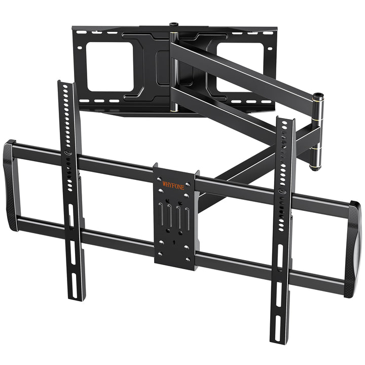 TV Wandhalterung mit 1090mm Langem Arm für 42-110 Zoll Fernseher bis 80kg WHYFONE Heavy Duty XXL Fer