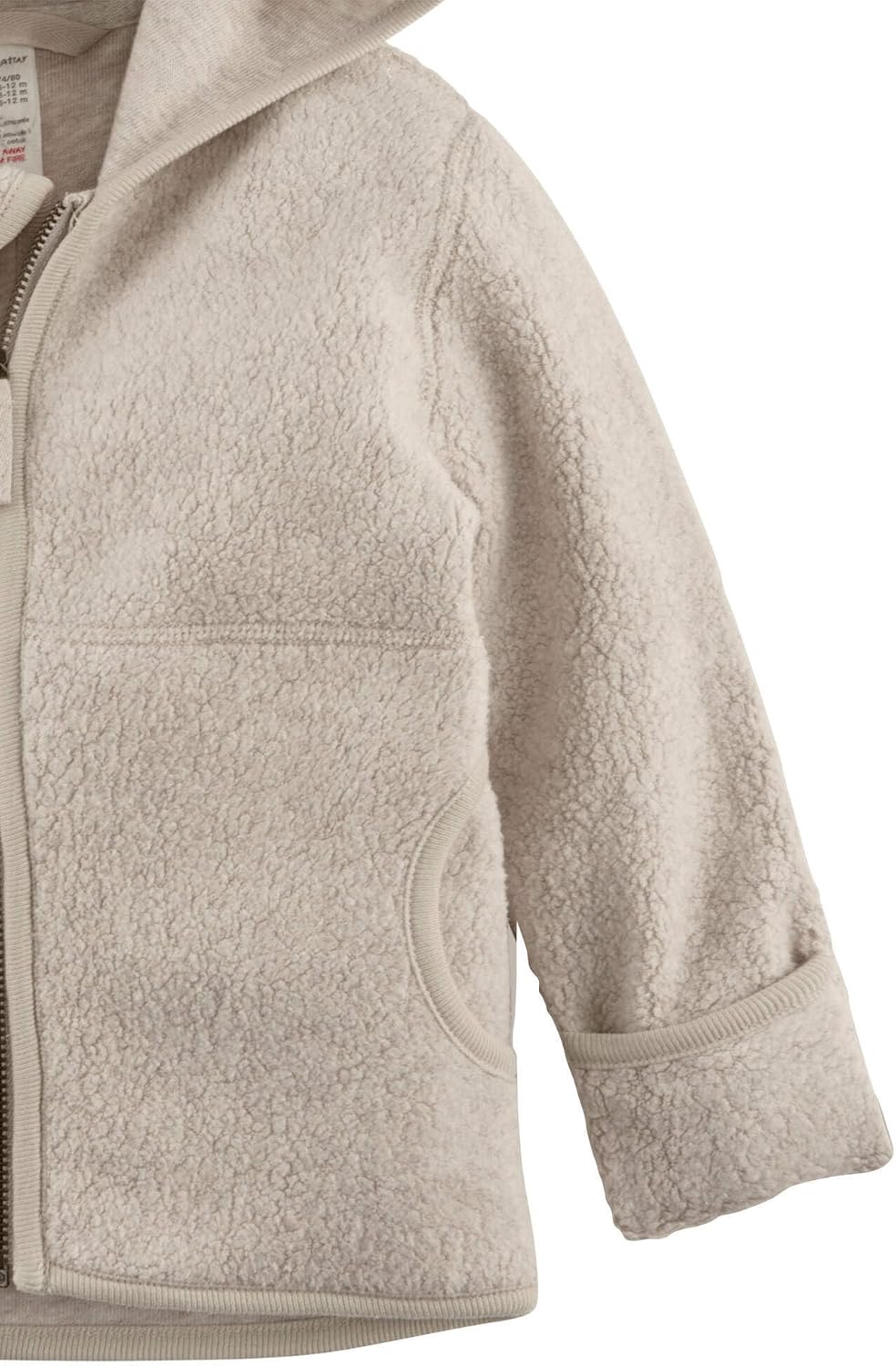 hessnatur Fleece-Jacke Mädchen und Jungen unisex aus reiner Bio-Baumwolle | nachhaltig und fair herg
