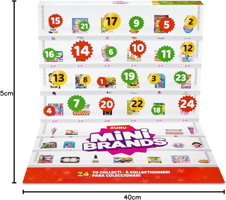 Mini Brands Retro Grocery, Foodie, and Toy Adventskalender