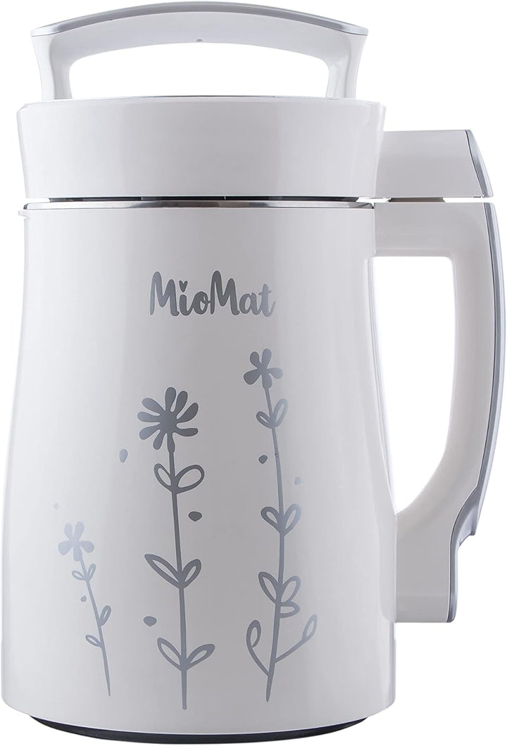 8-in-1 Pflanzlicher Milchbereiter | Bereiten Sie 1,2L natürliche Mandelmilch, Sojamilch, Hafermilch,
