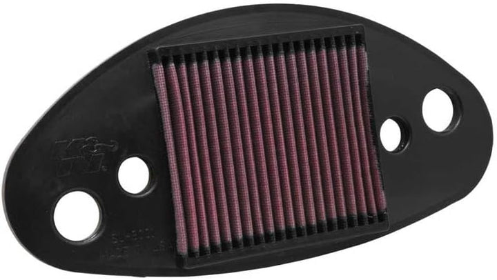 K&N SU-8001 Motorrad K&N Tausch-Luftfilter, Rot