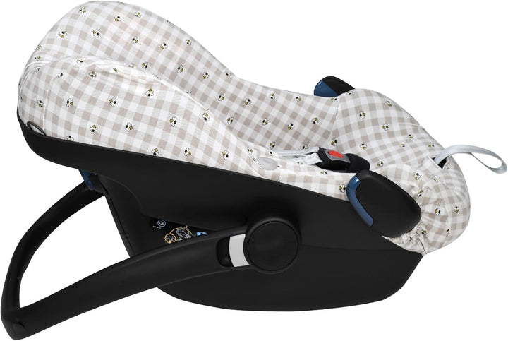 JYOKO KIDS Bezug für Autositz kompatibel mit Pebble Maxi Cosi Pebble Pro I-Size, aus Baumwolle (Picn