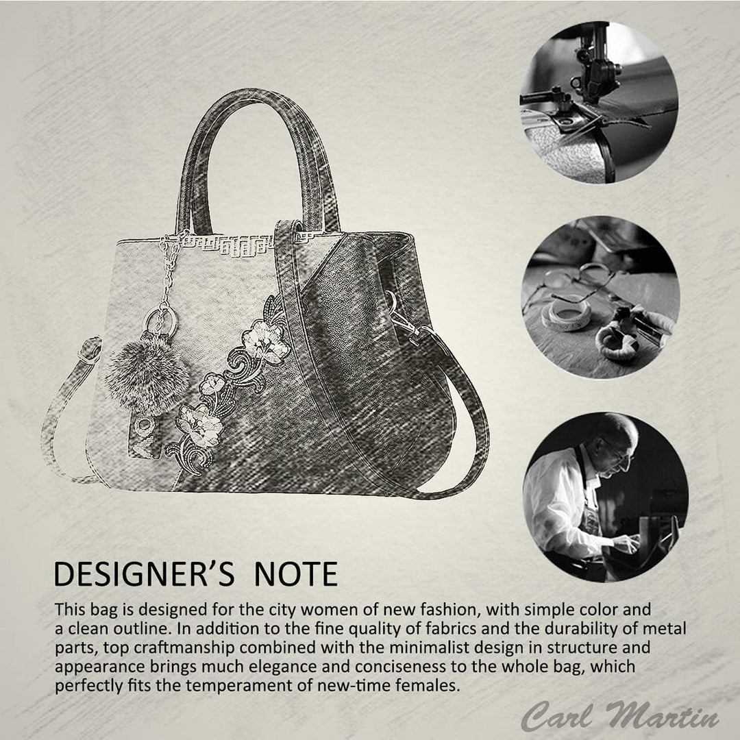 NICOLE & DORIS Handtaschen Damen modische Damenhandtaschen taschen Damen Umhängetaschen mit Blumenmu