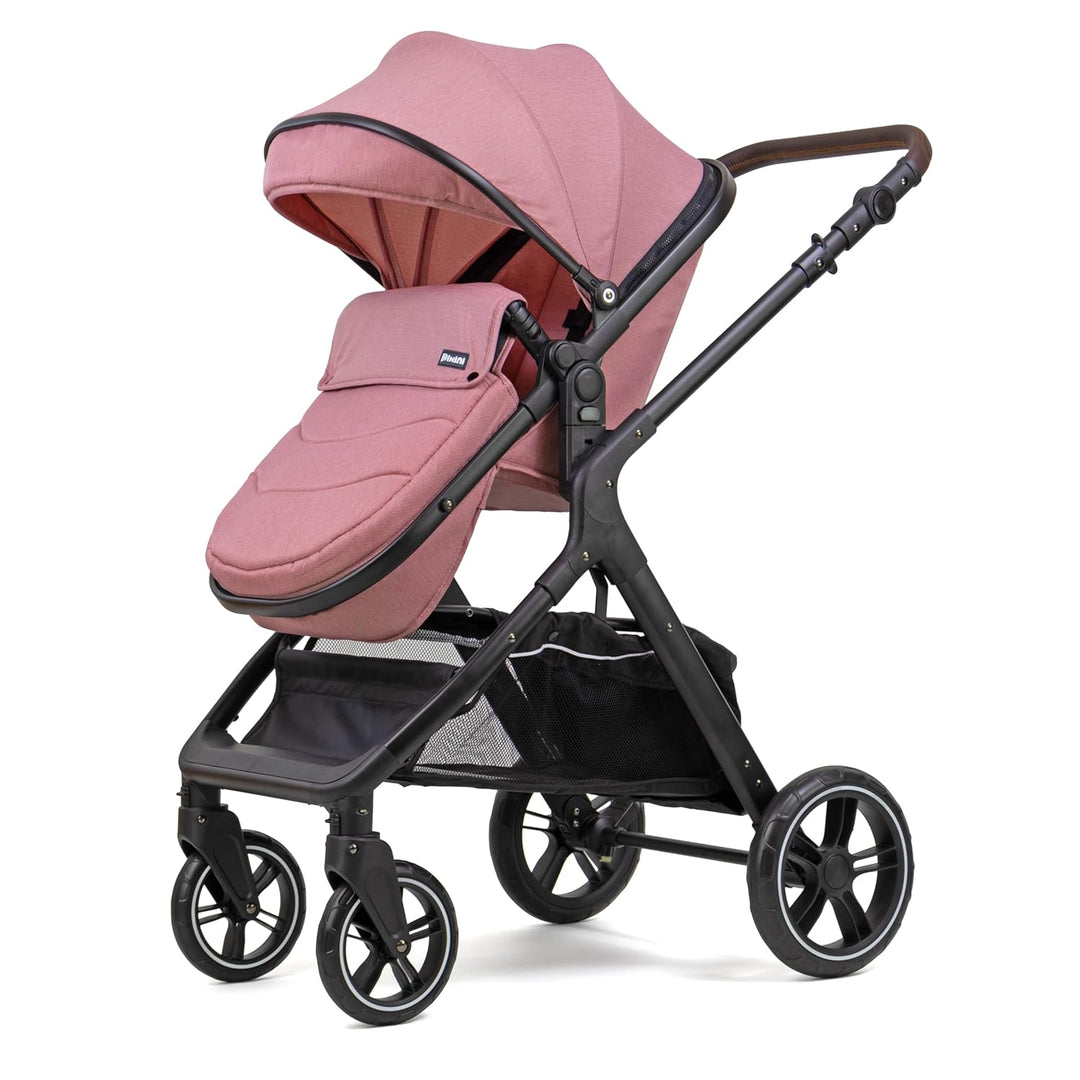 Pixini Nelio Kinderwagen Set 3in1 (altrosa), altrosa
